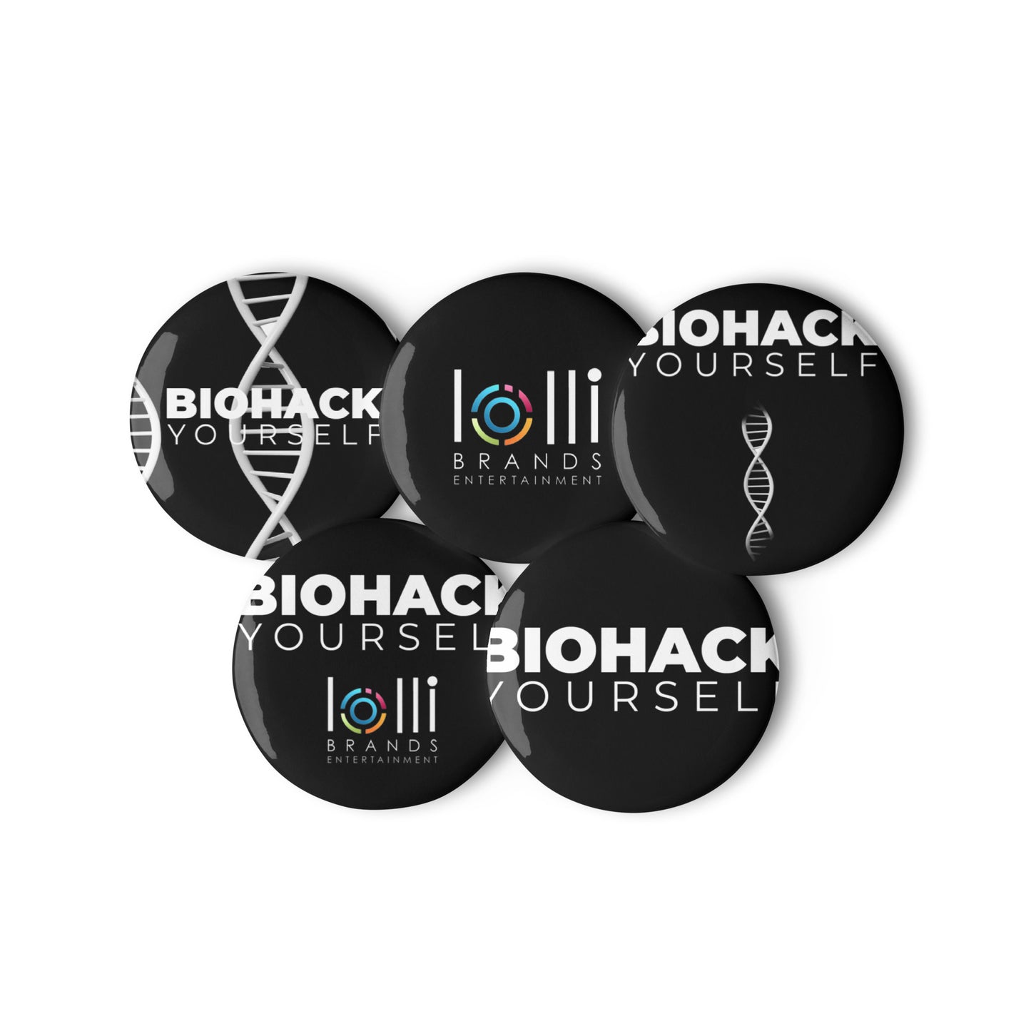 Biohack Yourself Pin Set