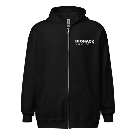 Biohack Yourself - Unisex heavy blend zip hoodie